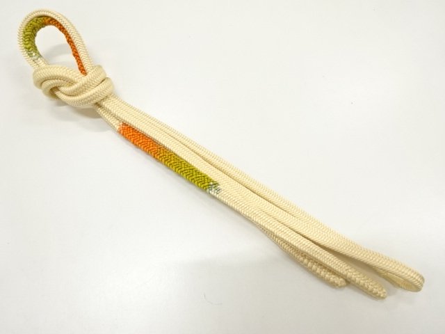 JAPANESE KIMONO / HAND-TIED OBIJIME